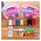 Sewing box household 46-piece sewing bag dormitory hand sewing tool portable storage box sewing clothes