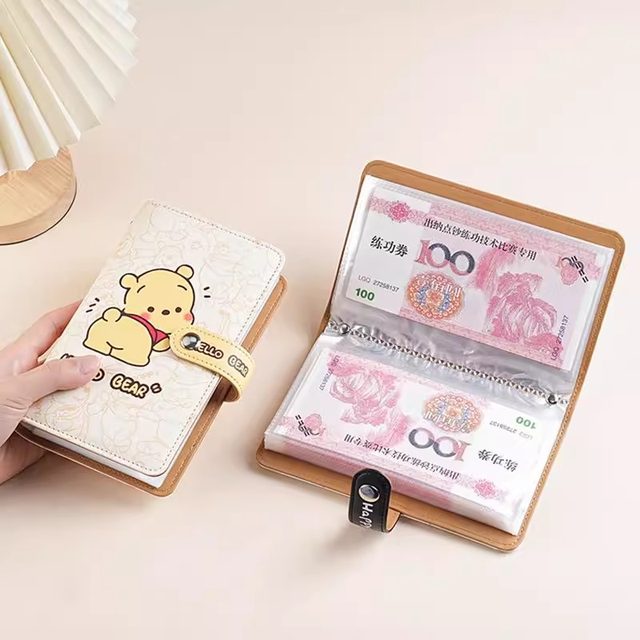 Money clip book 2025 new cash book deposit book deposit storage book large capacity cartoon internet celebrity saving money book