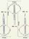 Stainless steel nose hair scissors manual nose hair trimmer special round head small scissor tool eyebrow trimmer