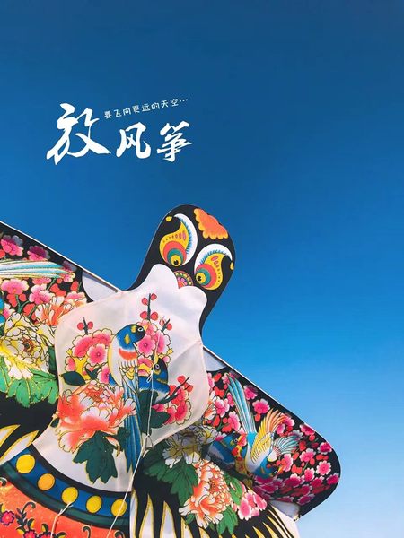 正宗潍坊风筝纸鸢燕子传统手工高档沙燕礼盒微风易飞成人儿童古风
