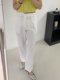 100% linen elastic high waist radish pants tapered small feet casual cotton linen trousers original single women's clothing cool in summer