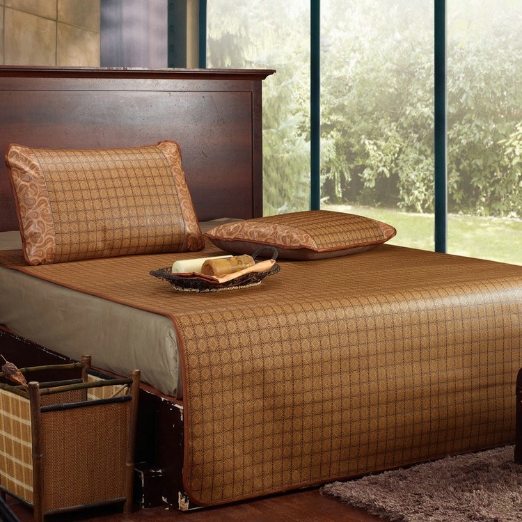 MAT RATTAN MAT 1.8M BED DOUBLE 1.5M 2X2.2 TENGCAO 1.35 ICE SILK 1.2 0.9 SINGLE FUZHOU FUJIAN