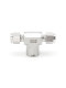 316L stainless steel npt internal threaded rotary hood tee joint instrument pipeline adapter high pressure gas circuit corrosion resistance
