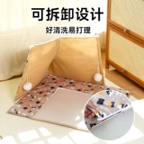 Складной туннель, зимняя дышащая универсальная игрушка на четыре сезона, кот, домашний питомец