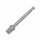 Electric wrench conversion rod Electric rotary sleeve Hexagonal handle 4 square columns Flash drill rotary sleeve connection rod