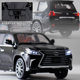 jkm 1:32 雷克萨斯LX570豪华SUV六开门灯光减震转向合金车模玩具