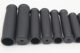 Rubber handle sleeve non-slip handle sleeve stainless steel tool metal pipe hand-holding hole diameter 18 20 22 25 32