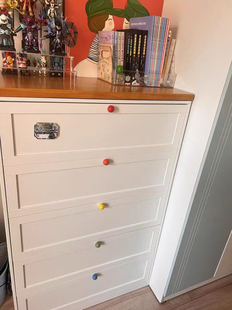 Steel chest of drawers bedroom storage cabinet living room wall storage cabinet entrance floor-standing cabinet multi-layer drawer cabinet