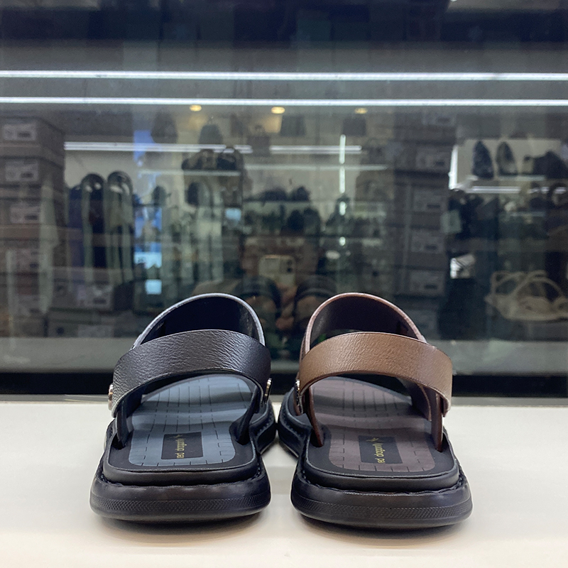 RED DRAGONFLY SANDALS MENS SHOES 2024 NEW LEATHER SANDALS DUAL-PURPOSE CASUAL BEACH SHOES MENS LX51838011W