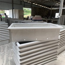 玻璃钢高速公路花箱 树脂纤维户外壁挂式花盆 河岸绿化种植槽