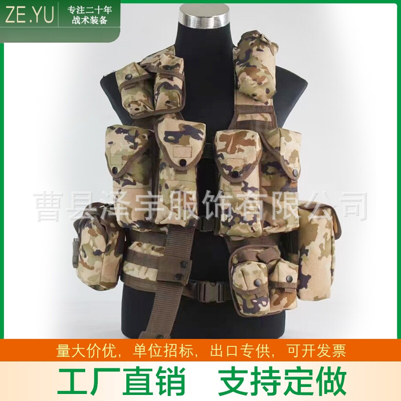 Type 06 Combat Carrying Equipment, Soldier Type 11-Piece Set, Cadre Type 7-Piece Set, Tactical Vest, Individual Soldier Tactical Vest