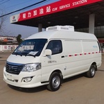 白银比克纯电动面包冷藏保温车蓝牌冻货食品果蔬保鲜运输车冷藏车