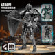 Dummy13 full body movable medieval armor knight doll model assembled building block figure ornaments men's toys