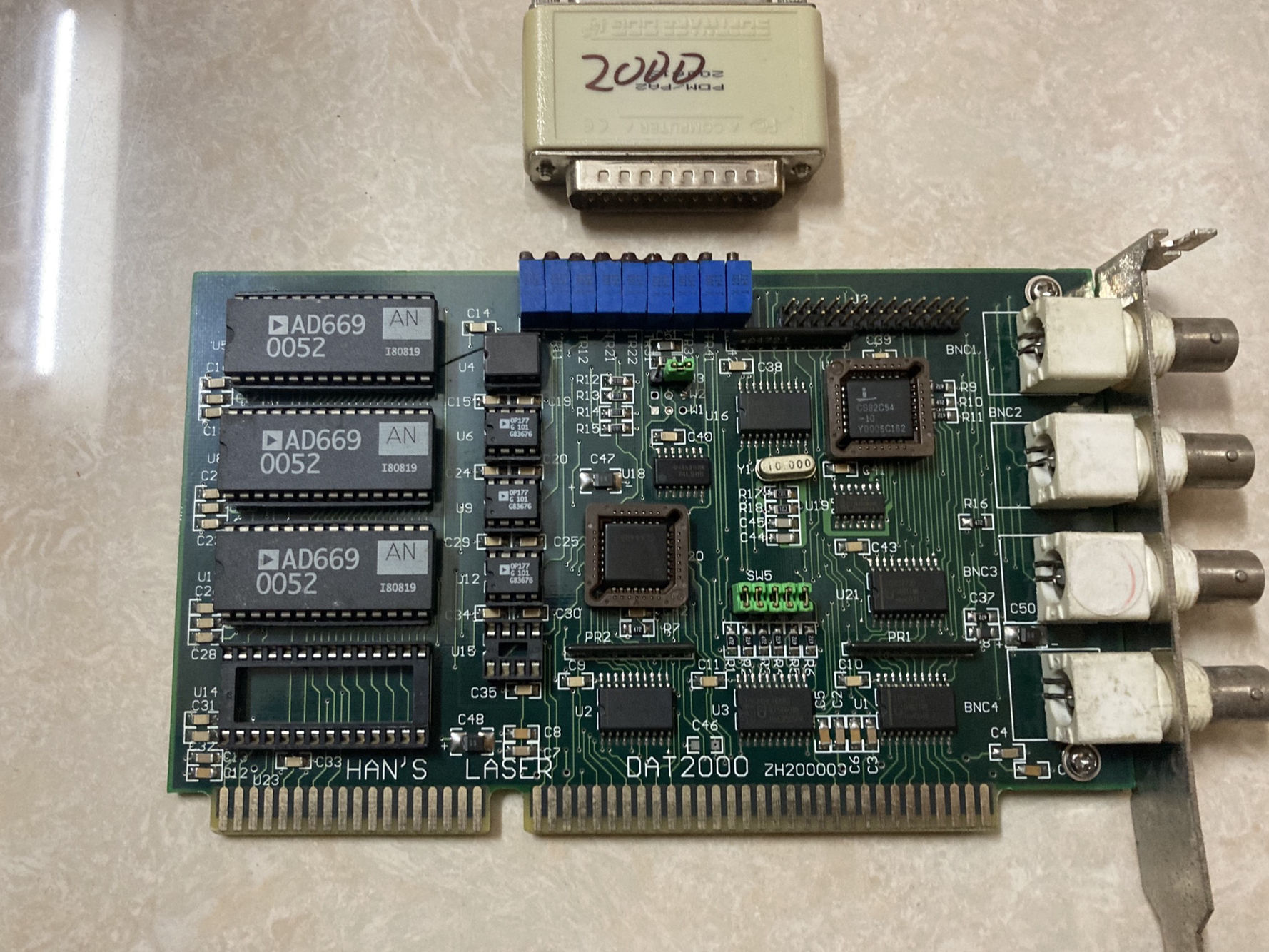 HANS LASER DAT2000 HANS LASER ISA MARKER CONTROL CARD IS PACKED