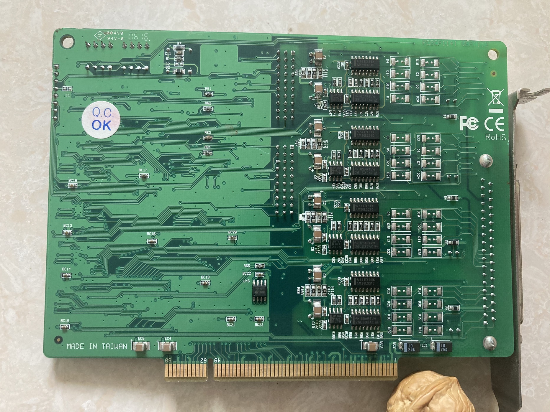 MOXA CP-114IS CP-114I RS-422|485 PCI 다중 직렬 카드 재고 있음