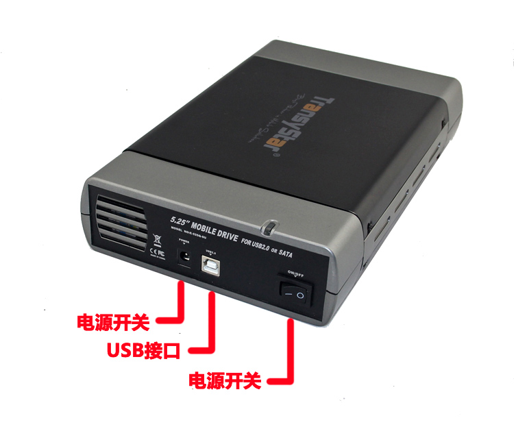 DVD-ROM 읽기 전용 광학 드라이브 18X 외부 USB 데스크탑 노트북 올인원 범용 드라이버 없음