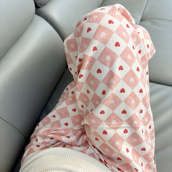 小个子孕妇八分裤纯棉磨毛妇睡裤纯棉月子裤加肥加大胖mm妹200斤3 — 4