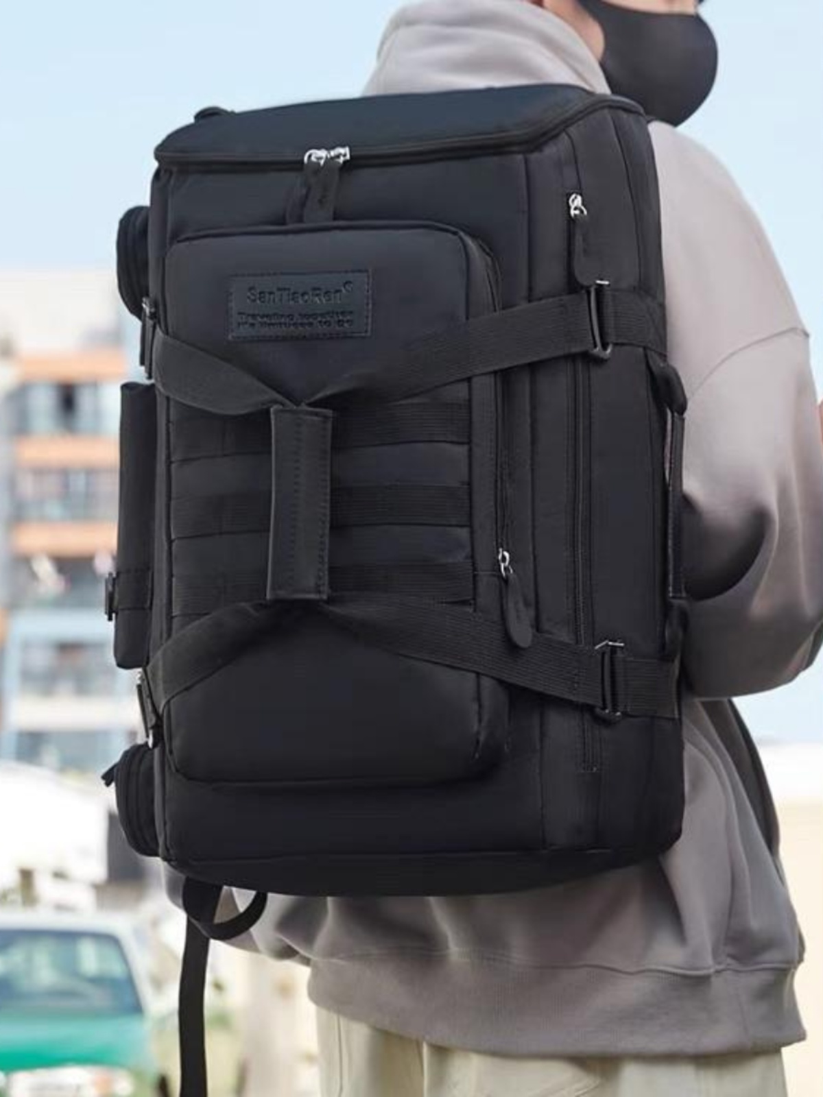 Outdoor Große Kapazität Reise Frauen Geschäftsreise Pendeln Gepäck Rucksack Für Männer Sport Fitness Tasche_voghion.com