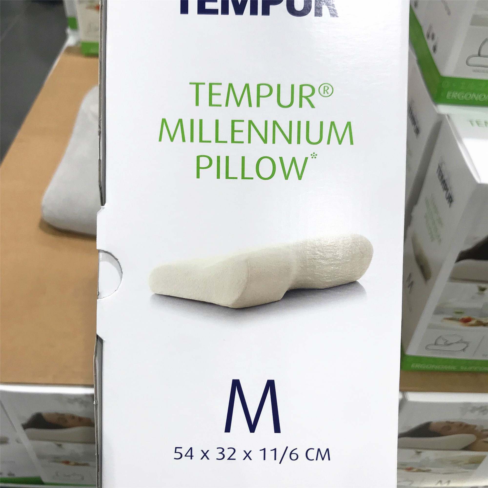 COSTCO TEMPUR TEMPUR MILLENNIUM WARM PILLOW M MEMORY CERVICAL PHYSIOTHERAPY PILLOW SLOW REBOUND PILLOW