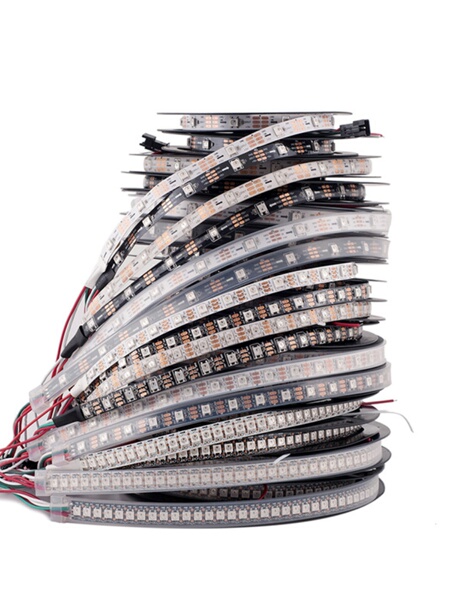 WS2812B全彩LED灯条5050RGB贴片内置IC灯珠防水可编程5V幻彩灯带