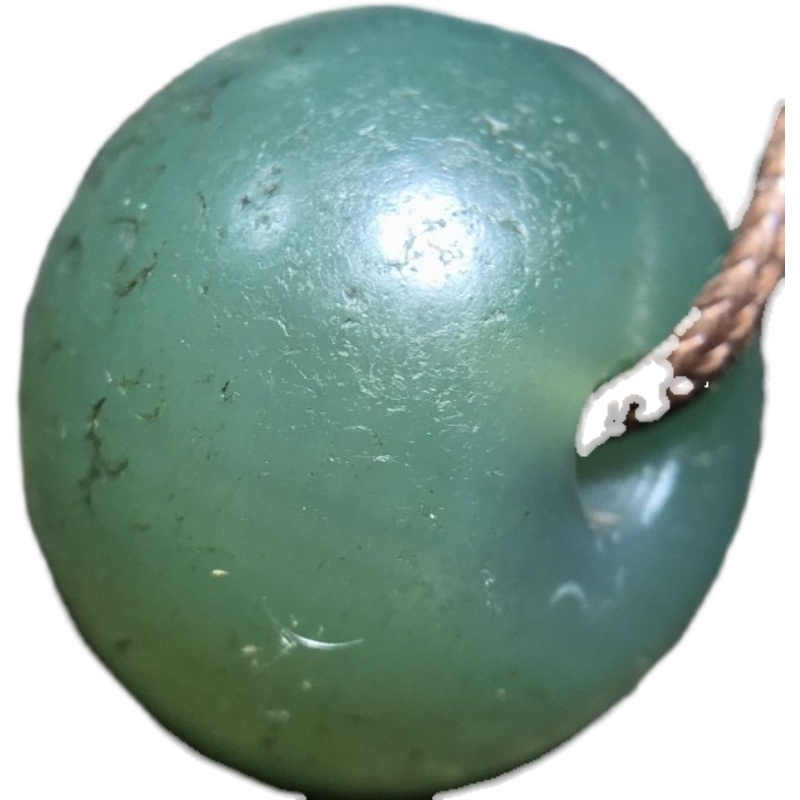 ANTIQUE JADE WEATHERED OLD-FASHIONED PULP APPLE GREEN OLD AGATE ABACUS OLD BEADS ACCESSORIES WAIST BEADS TOP BEADS COLLECTION