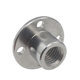 Flange coupling rigid flange flange M3M4M5M6M8 reducer motor screw nut thread coupling