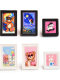 Dollhouse mini cartoon photo frame mini scene hanging picture bear little rabbit girl DIY creative accessories