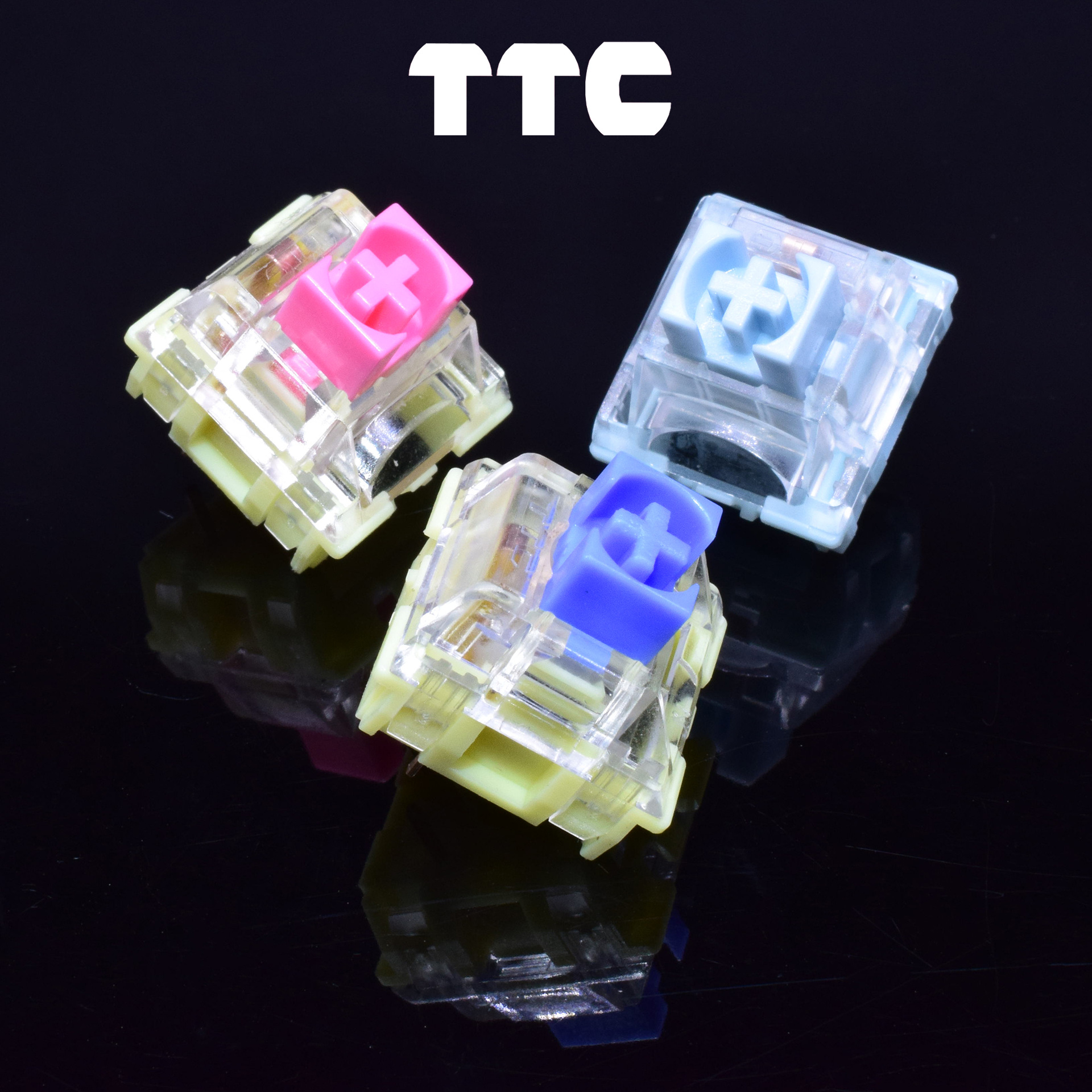 TTC 퀵 실버 샤프트 39GF 리바운드 후속 TTC 골드 파우더 샤프트 트리거 빠른 게임 기계식 키보드 맞춤형 샤프트 스위치