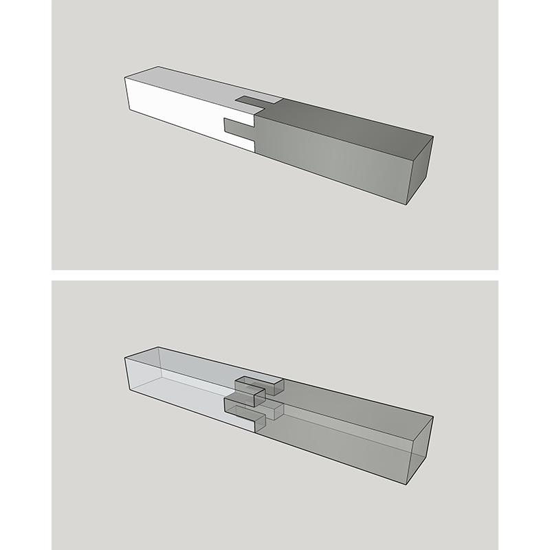 MORTISE AND TENON HANDICRAFT CLASS MODERN MORTISE AND TENON HANDLE PIECES HOMEMADE MATERIAL KIT HANDMADE DIY WOODWORKING ENTHUSIASTS PRACTICE