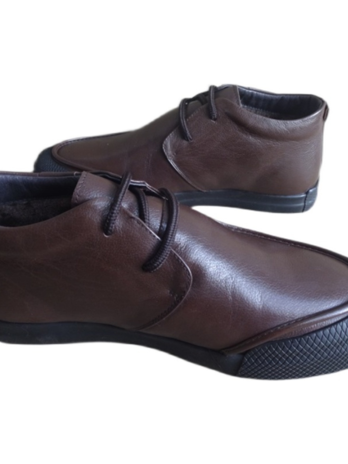 CLEARANCE FOREIGN TRADE ORIGINAL SINGLE LEATHER COTTON BOOTS WINTER FLEECE THICKENED WARM BOOTS COMFORTABLE AND FASHIONABLE BUSINESS CASUAL LEATHER BOOTS