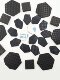 Mesh silicone anti-slip gasket single-sided 3m back adhesive self-adhesive silicone rubber plate processing thickened wear-resistant mesh rubber pad