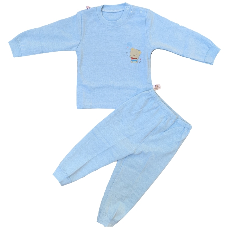 DANBUKA BRAND AUTUMN AND WINTER CHILDRENS COTTON STRETCH COTTON AUTUMN CLOTHES AND AUTUMN PANTS BRUSHED PLUSH PAJAMAS UNDERWEAR SET