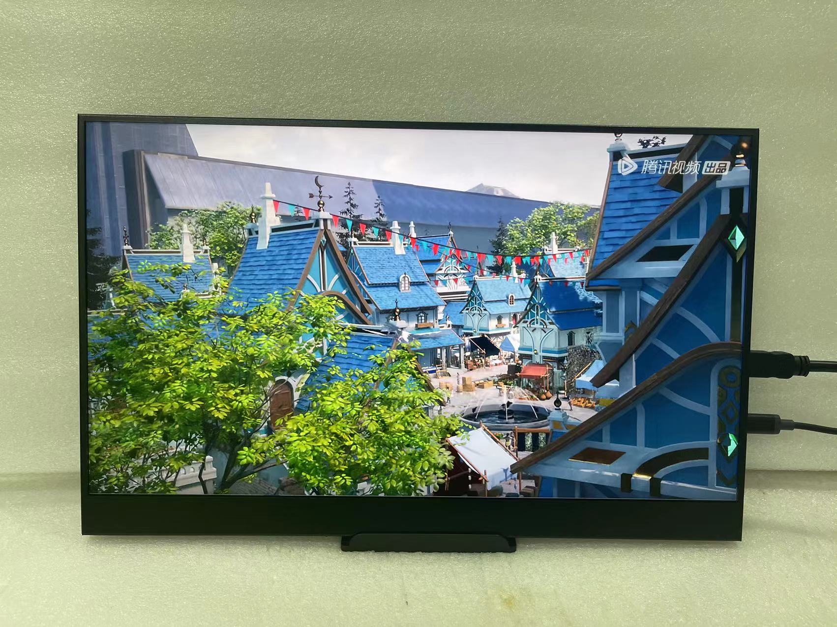 15.6인치 4K 휴대용 디스플레이 컴퓨터 보조 화면 단선 휴대용 디스플레이 PS4|DIY 확장 화면