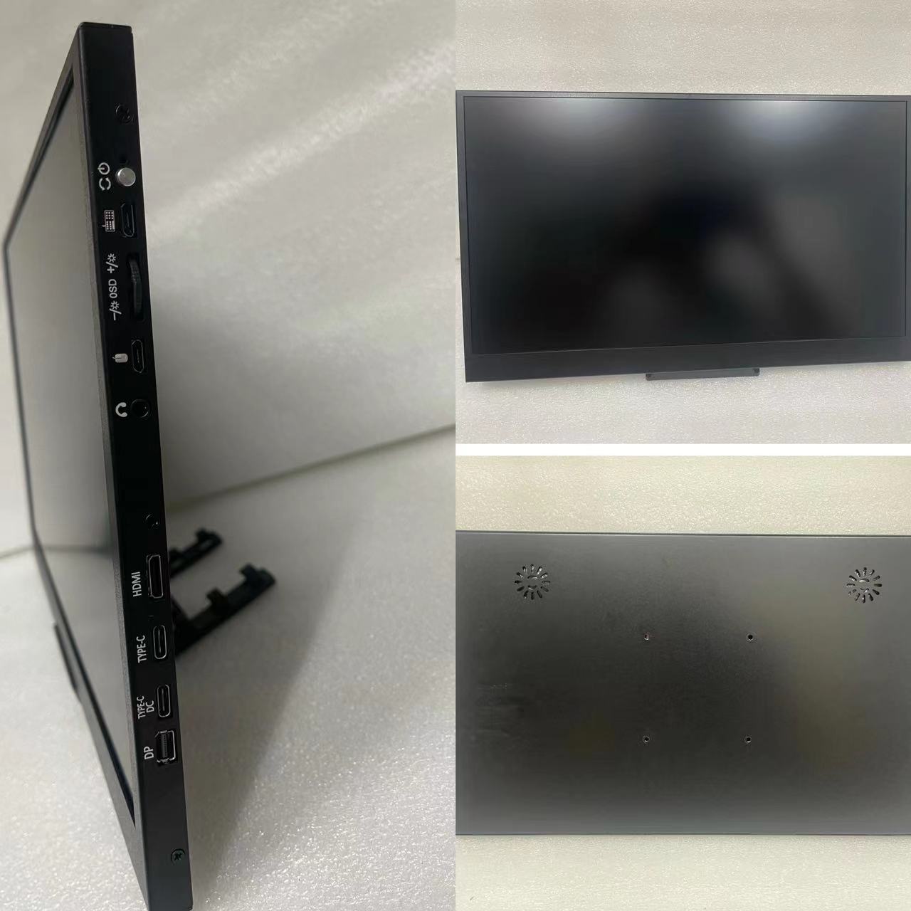 15.6인치 4K 휴대용 디스플레이 컴퓨터 보조 화면 단선 휴대용 디스플레이 PS4|DIY 확장 화면