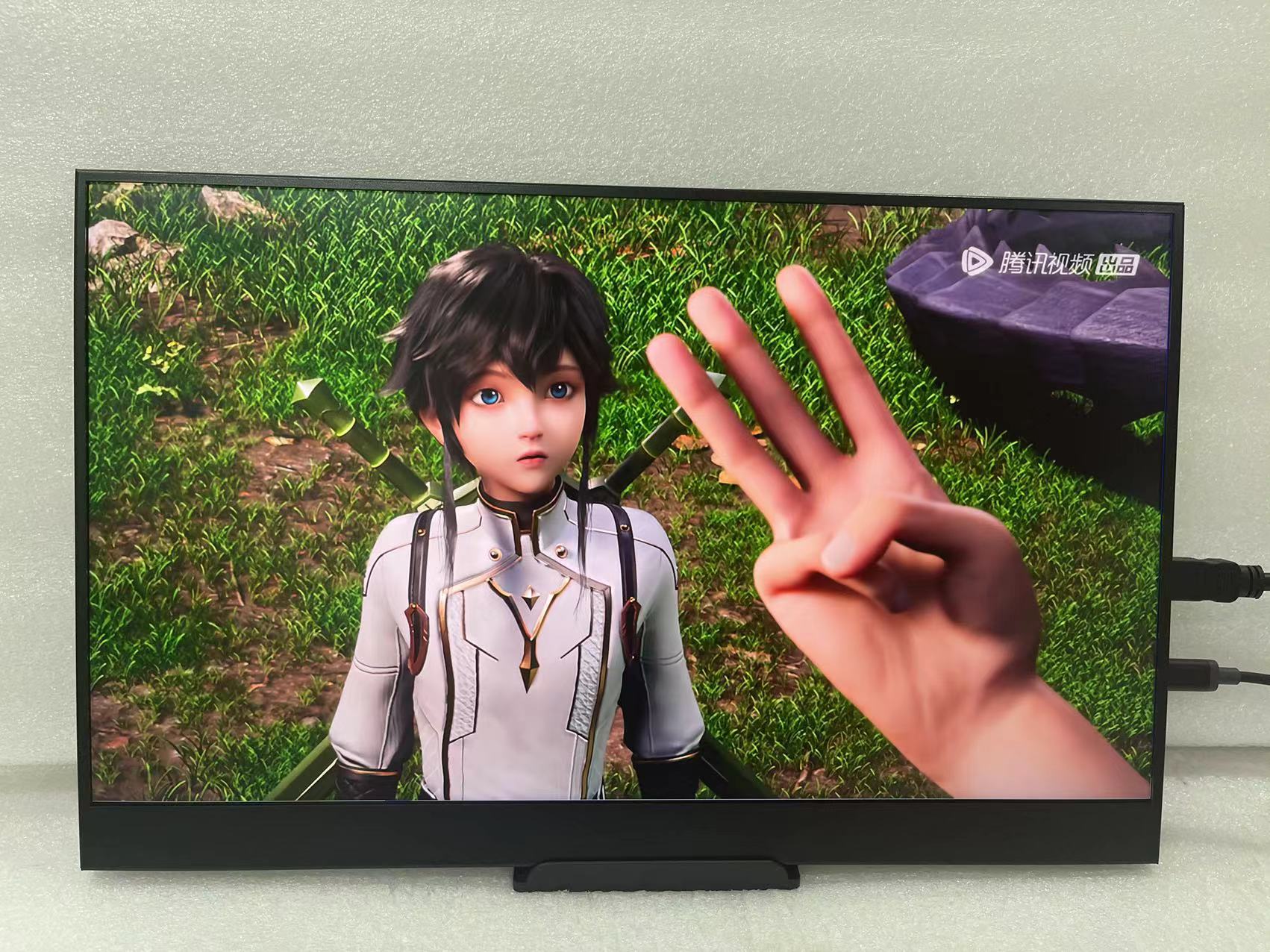 15.6인치 4K 휴대용 디스플레이 컴퓨터 보조 화면 단선 휴대용 디스플레이 PS4|DIY 확장 화면