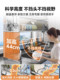 Youqin Kitchen Stainless Steel Sink Storage Dish Washing Tank Dustproof Cupboard Multi-function drain rack
