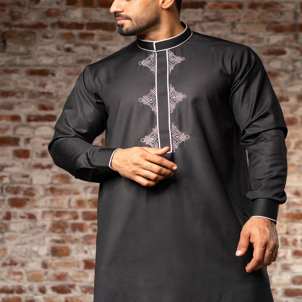 NEW TRADE ETHNIC STYLE MUSLIM ARABIC ROBES 2024 NEW MENS ARABIC ROBE