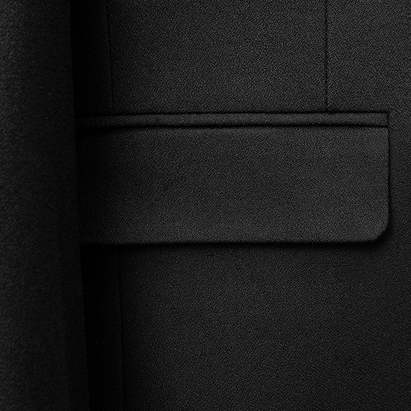 MENS BUSINESS SUIT WEDDING DRESS SUIT SET XZ103-189 TWO PIECE SET-P150 BLACK