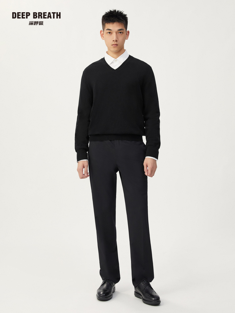 DEEP BREATH 2024 NEW CASUAL PURE CASHMERE KNIT 100% CASHMERE SWEATER A301054