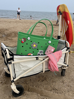 [Large bag] EVA swimming hole bag portable beach bag candy color outdoor camping bag large capacity unisex