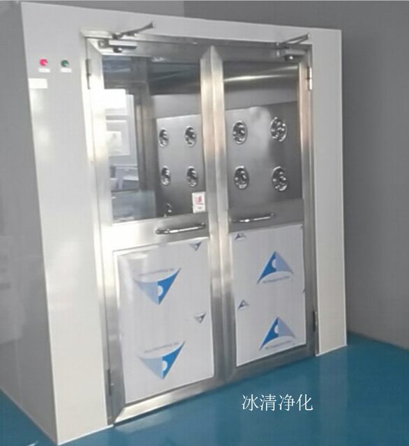 Stainless steel cargo shower room, dust-free workshop air shower channel, dual-use air shower room, cargo shower room, cargo shower channel