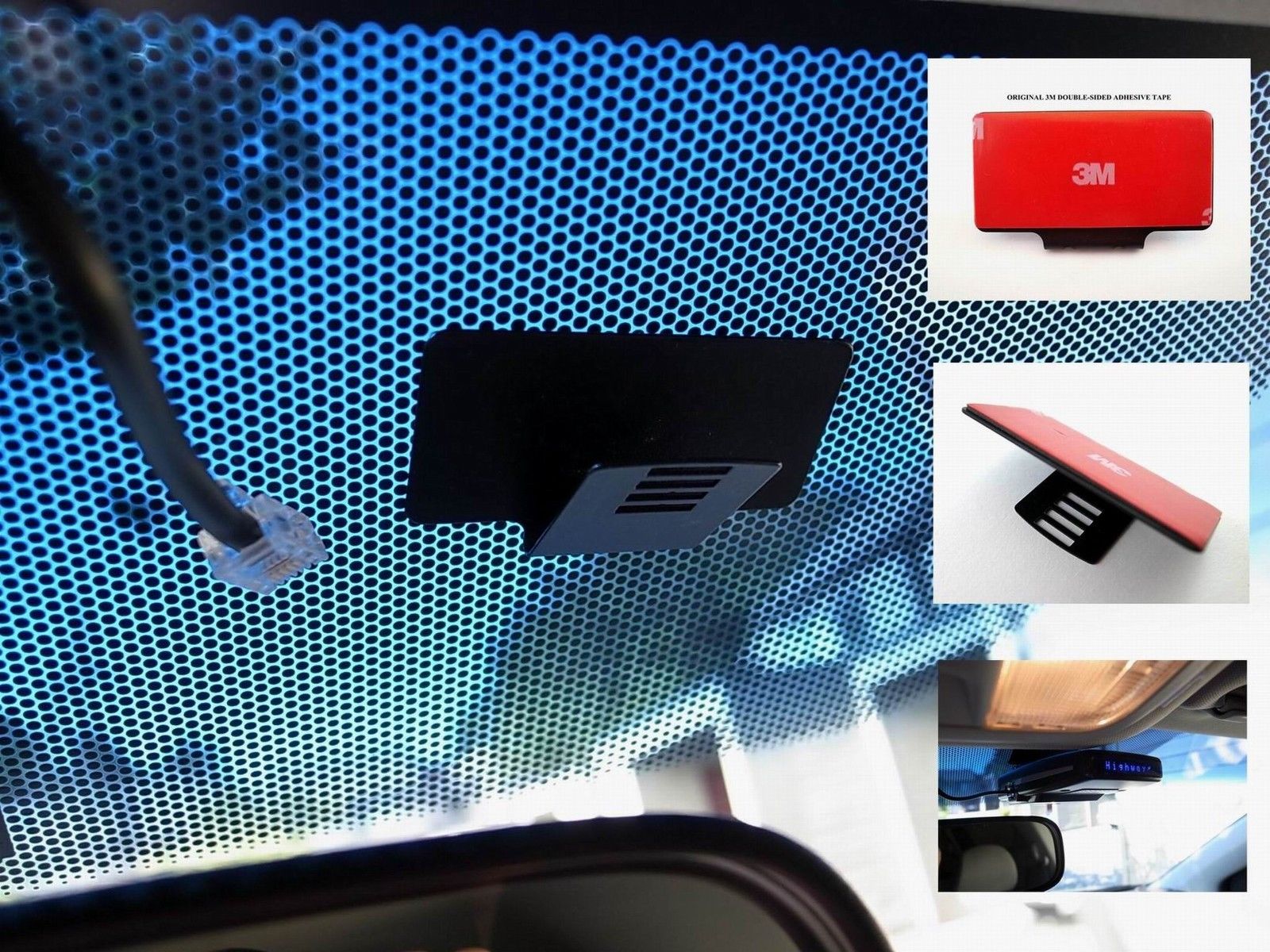 BELLESCORTCOBRAQINGSHENG NO.1 전자 개에 적합한 3M 전면 유리 접착 고정 브래킷