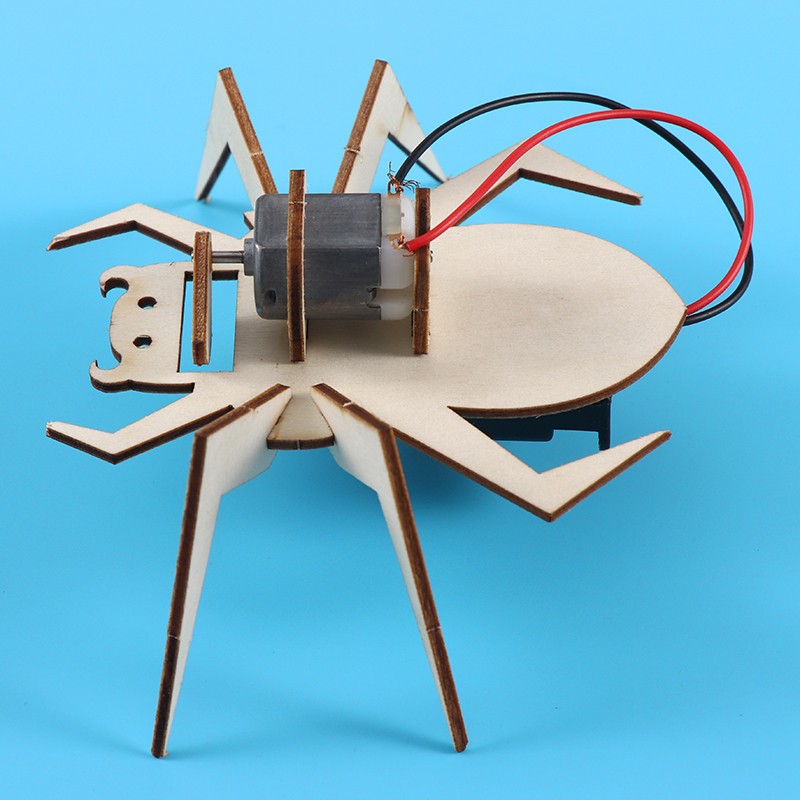 거미 로봇 DIY 기술 소규모 생산 발명 전기 크롤링 과학 교육 보조 조립 재료