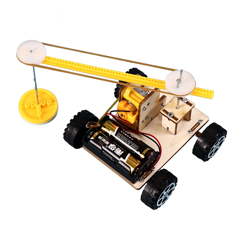 과학 실험 장난감 학생 어린이 창의적 재료 과학 기술 소규모 생산 발명품 수제 줄기 청소 로봇