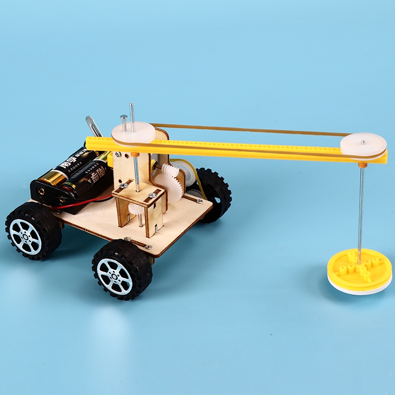과학 실험 장난감 학생 어린이 창의적 재료 과학 기술 소규모 생산 발명품 수제 줄기 청소 로봇
