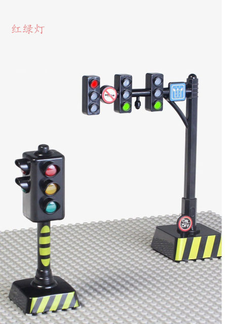 Traffic light toy traffic light model children's kindergarten teaching aids early education lighting and sound effects