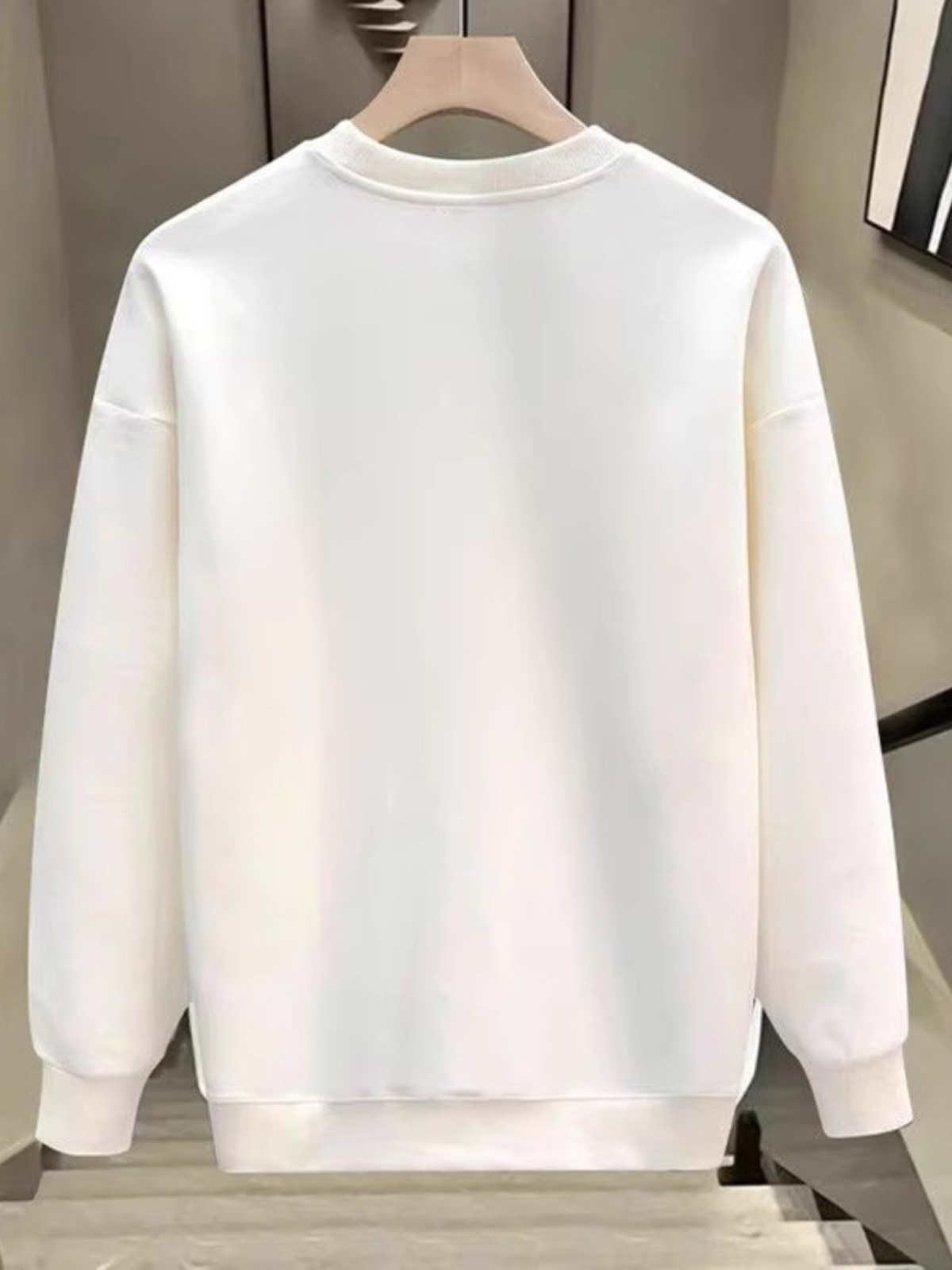 LIMITED TIME BRAND FOREIGN TRADE DISCOUNT ROUND NECK SWEATSHIRT HOODLESS PULLOVER MENS SPRING AND AUTUMN HIGH STREET TREND SPORTS TOP