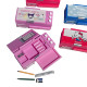 Simulation mini multifunctional pencil case pencil case ruler color pen mini props baby house decoration shooting props