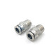 304/316 stainless steel direct quick plug terminal joint external thread quick plug hose trachea quick plug hose PC8-02