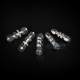 304/316 stainless steel clamp straight through the plate reducer diameter partition wall joint through the plate terminal 1/4-10